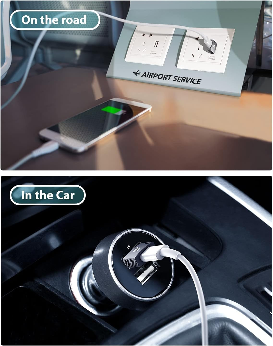 Stouchi USB C Female to USB Male Adapter, Type C to USB Charger Cable Adapter for Iphone 15 14 13 Pro Max,Airpods, Ipad,Samsung Galaxy Note 20 S24 S23 S22 Tab S9,Google Pixel 8 Pro Oneplus 12 image number 5