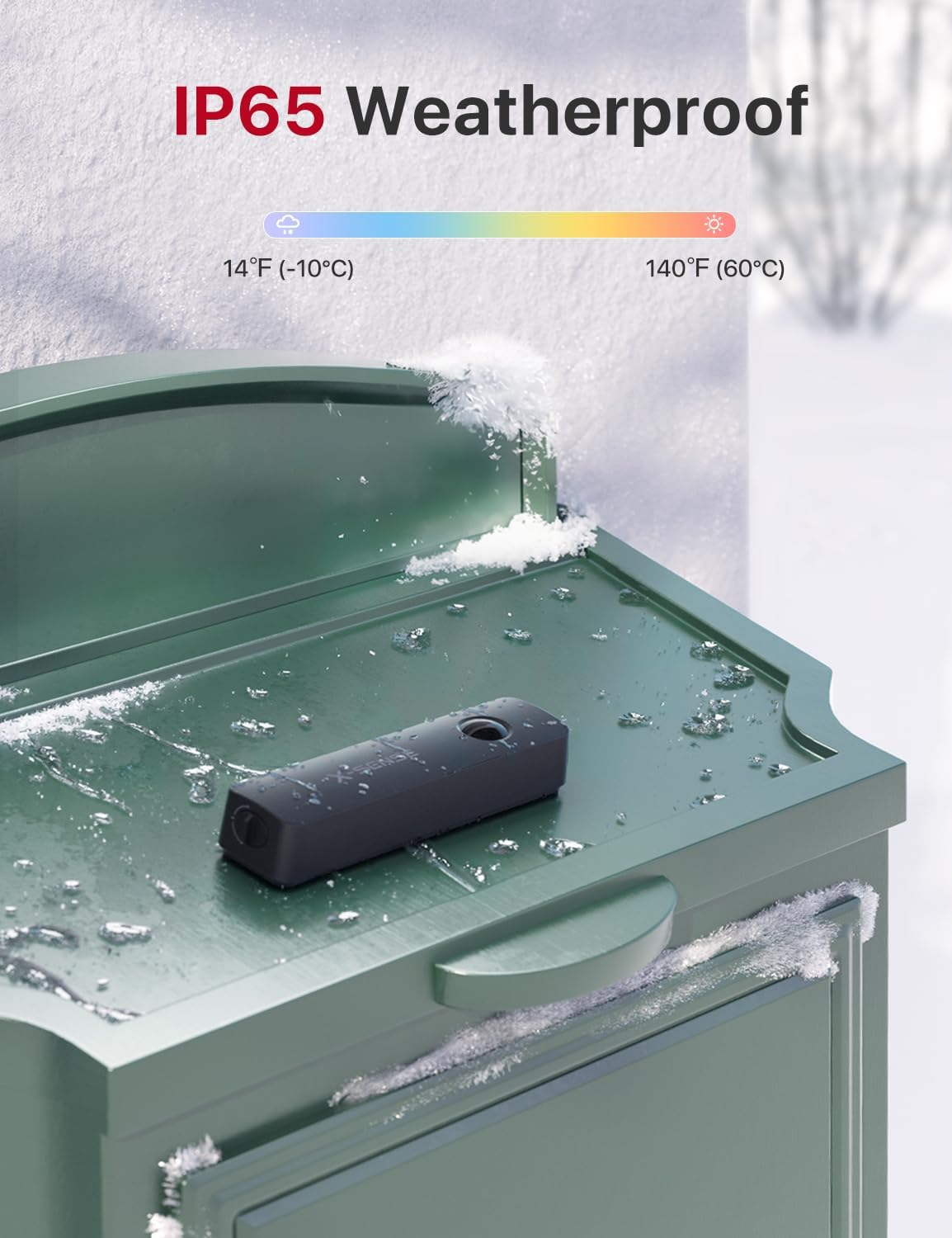 X-Sense Smart Mailbox Alarm, Wireless Long Range Mailbox Alert, Mailbox Sensor with SBS50 Base Station for Delivered Mail, SMA11 image number 1