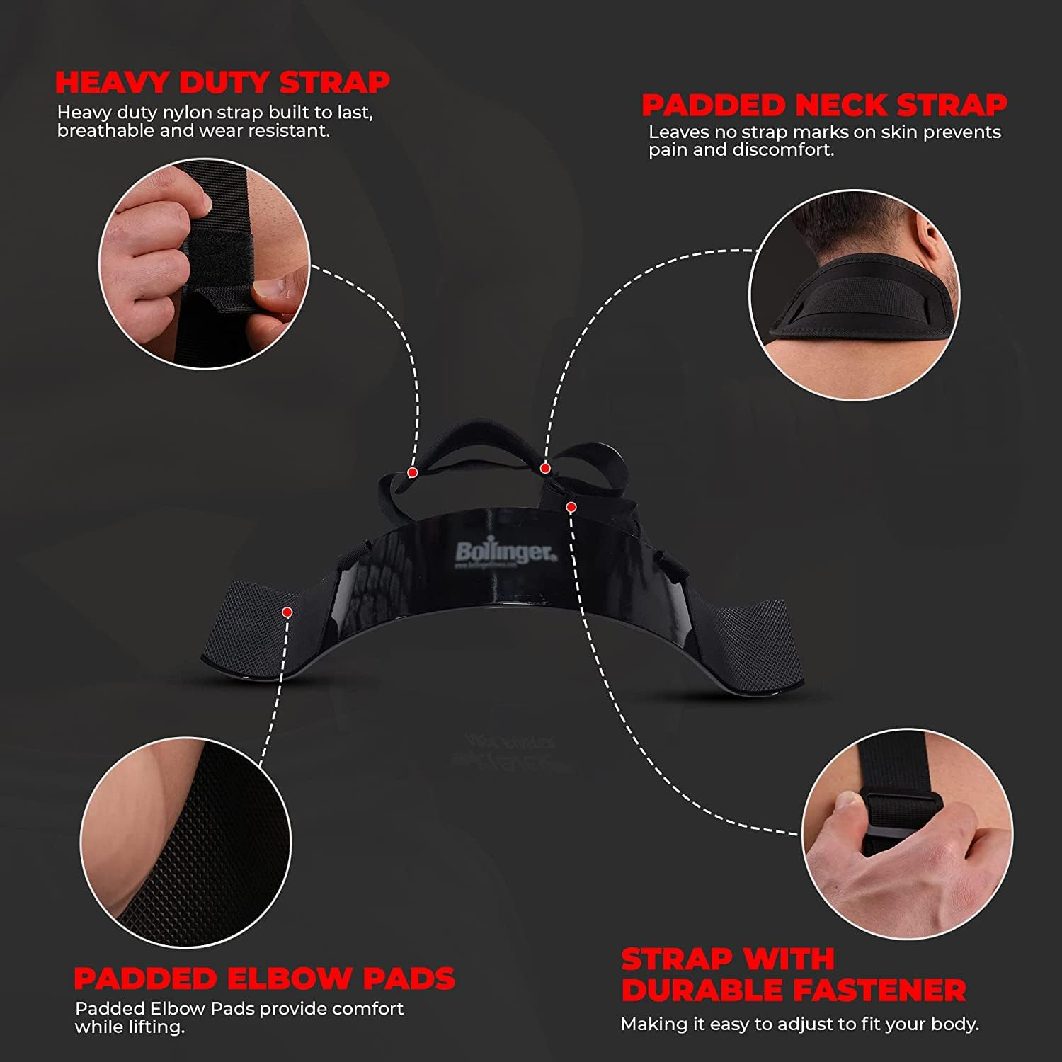 Sports Arm Blaster for Biceps & Triceps Dumbbells & Barbells Curls Muscle Builder Bicep Isolator for Big Arms Bodybuilding & Weight Lifting Support for Strength & Muscle image number 2