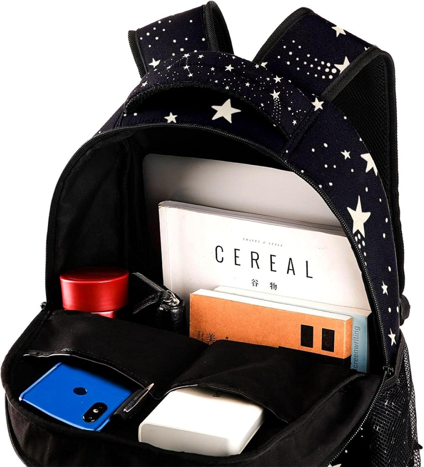 Constellations and Stars Backpack Students Shoulder Bags Travel Bag College School Tote Backpacks