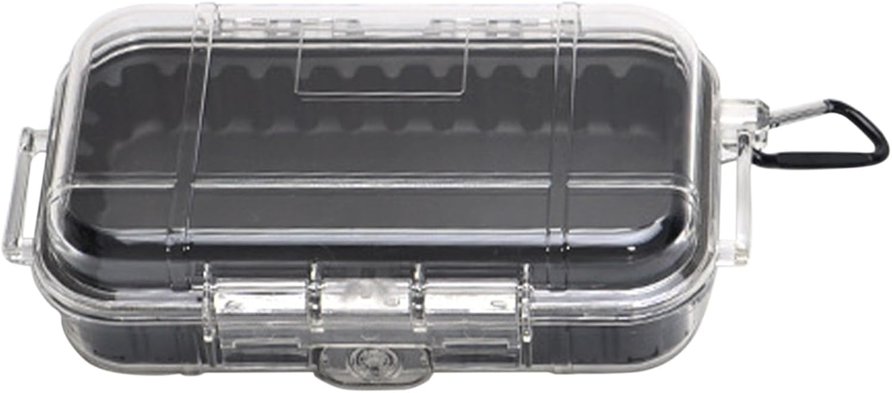 Waterproof Dry Box | Water Resistant Precision Equipment Dry Container with Carabiner | Waterproof Containers for Camping, Picnic, Exploring, Rafting, Mountaineering Amith image number 1