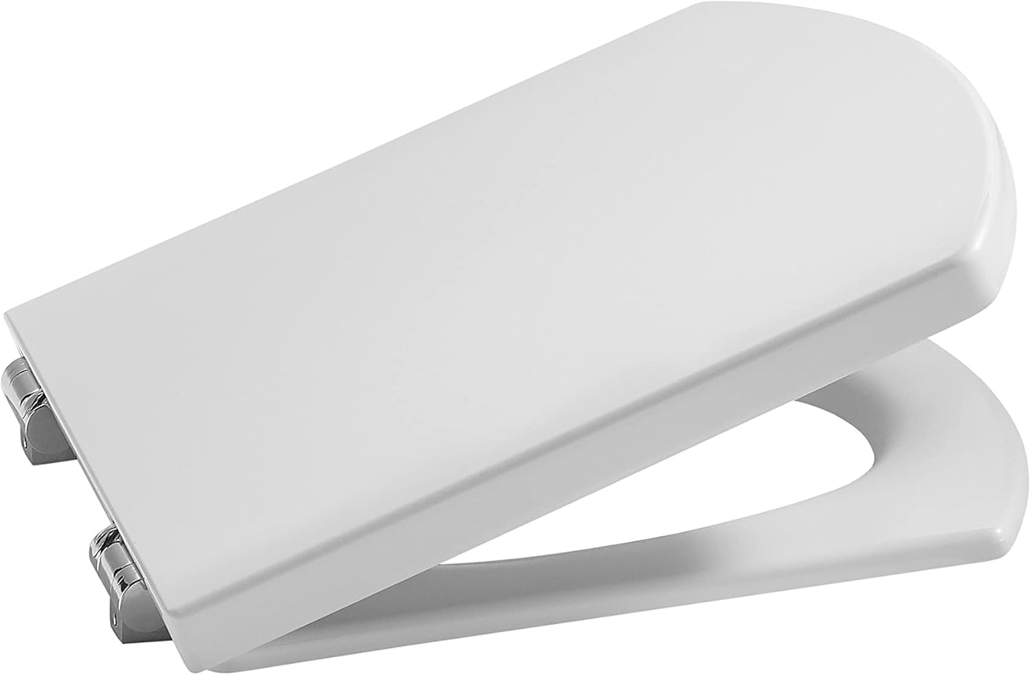 Roca, Hall, Lid and Seat for Compact Toilet with Cushioned Fall, A801622004 image number 2