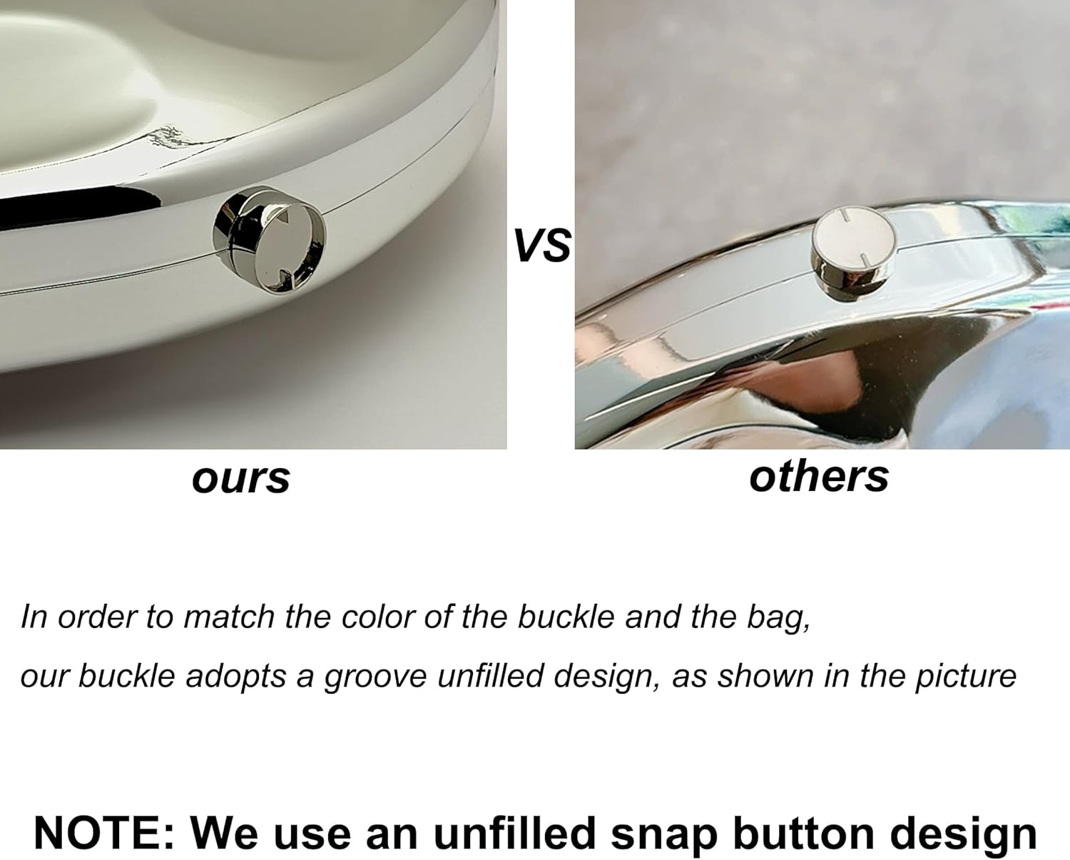 NUSTTAL Acrylic Clutch Purse for Women Irregular Shell Evening Handbag for Wedding Party - Silver image number 3