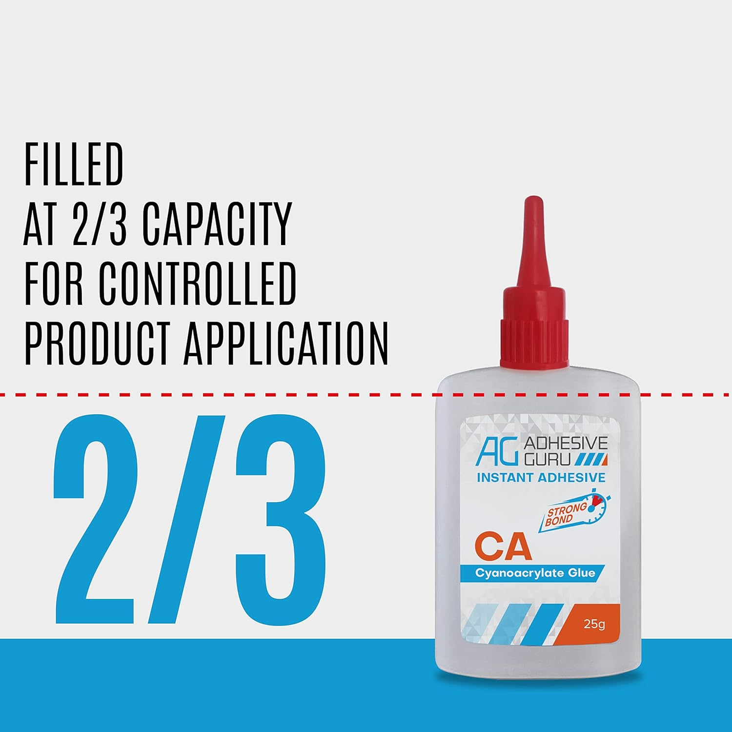 Adhesive Guru CA Glue with Activator Woodworking (2 X 09 Oz - 2 X 338 Fl Oz) Ca Glue Kit (2 Pack) image number 5