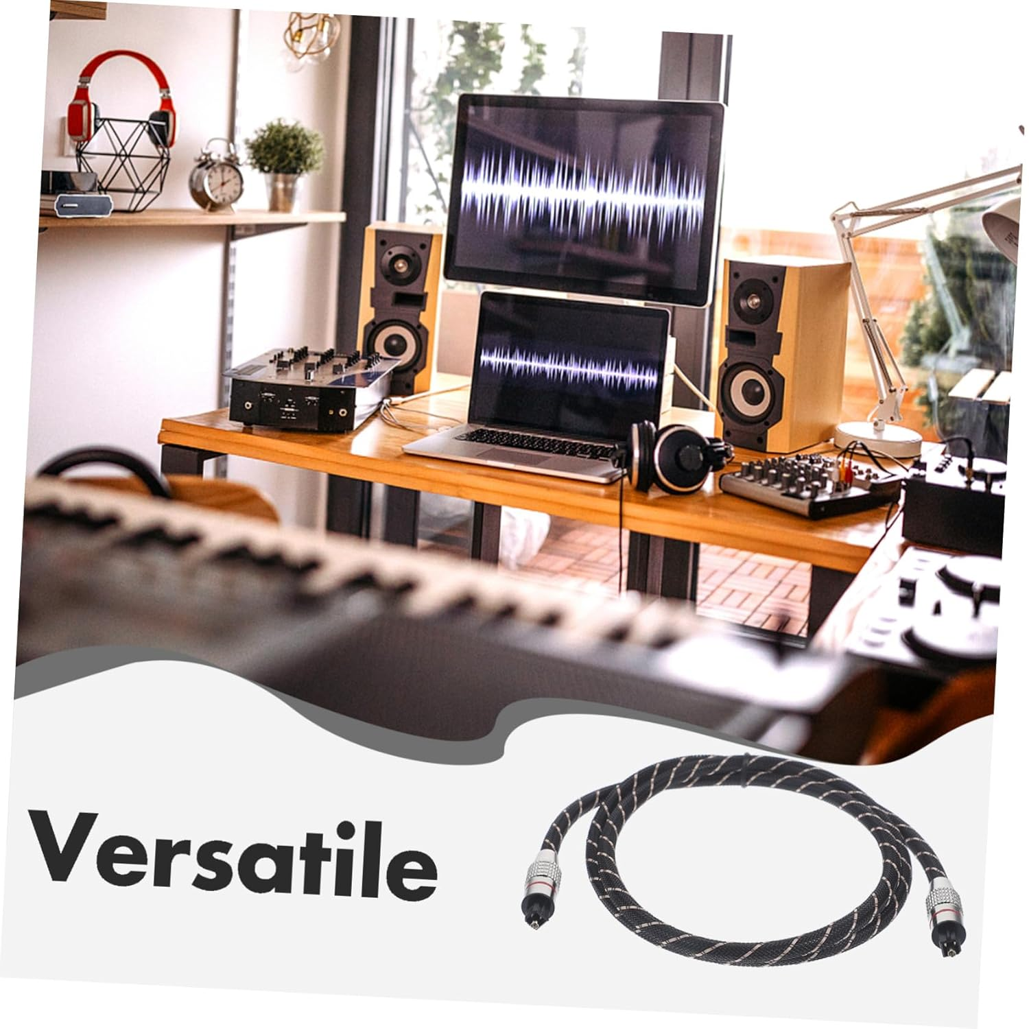 DOITOOL Optical Fiber Audio Cable Digital Audio Cord for Tv Soundbar Home Theater Extension Cable image number 4