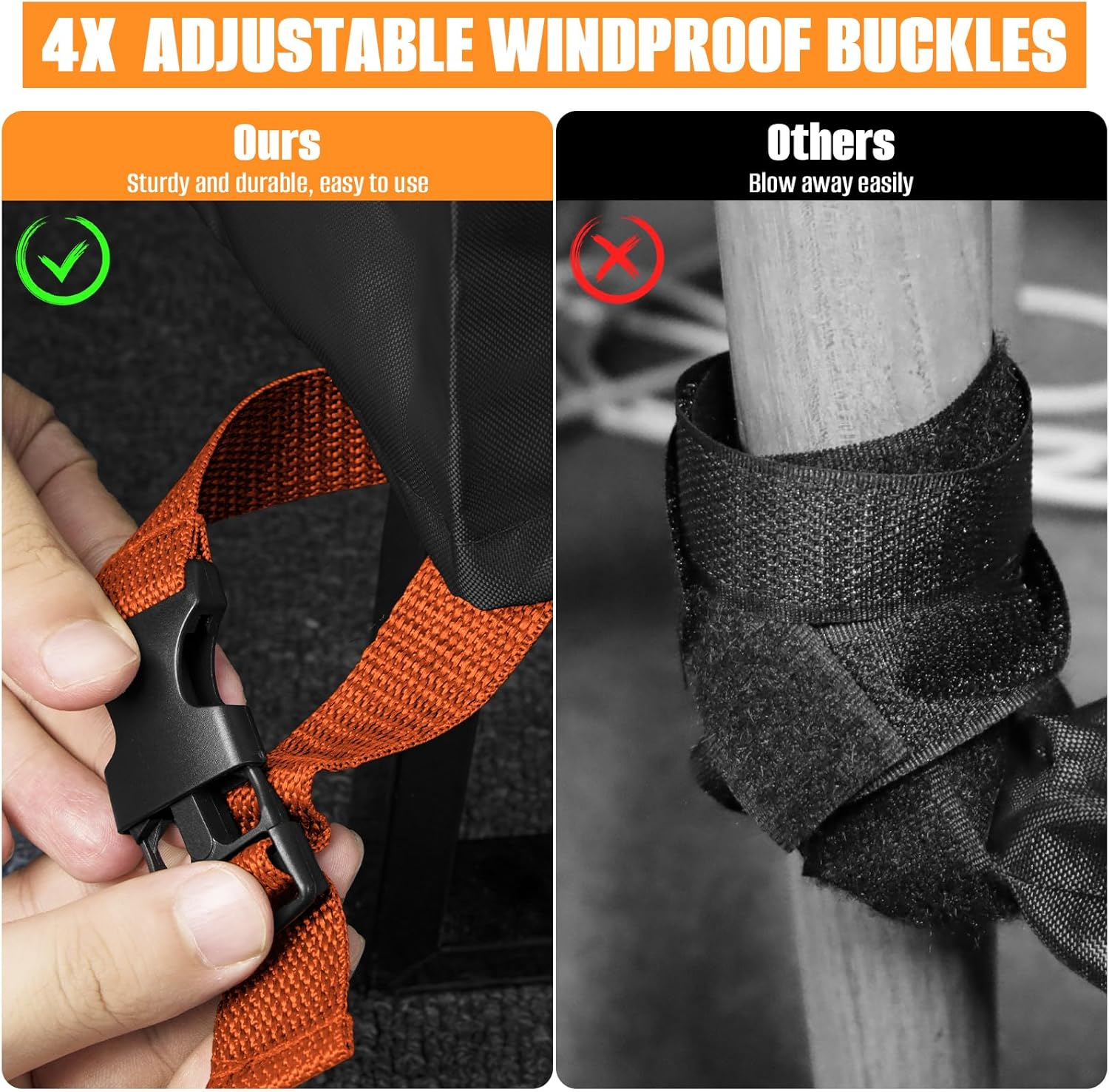 Kovshuiwe Garden Furniture Covers,90X90X90Cm Patio Furniture Cover Waterproof, Table Covers 420D Heavy Duty Oxford Fabric Rattan Furniture Cover Windproof Anti-Uv for Patio, Outdoor image number 1