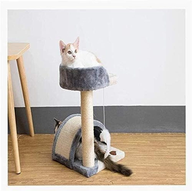 Reliable Delicate Cat Tree for Cat Activity with Scratching Posts and Toy Ball for Kittens Cat Tower save Space image number 2