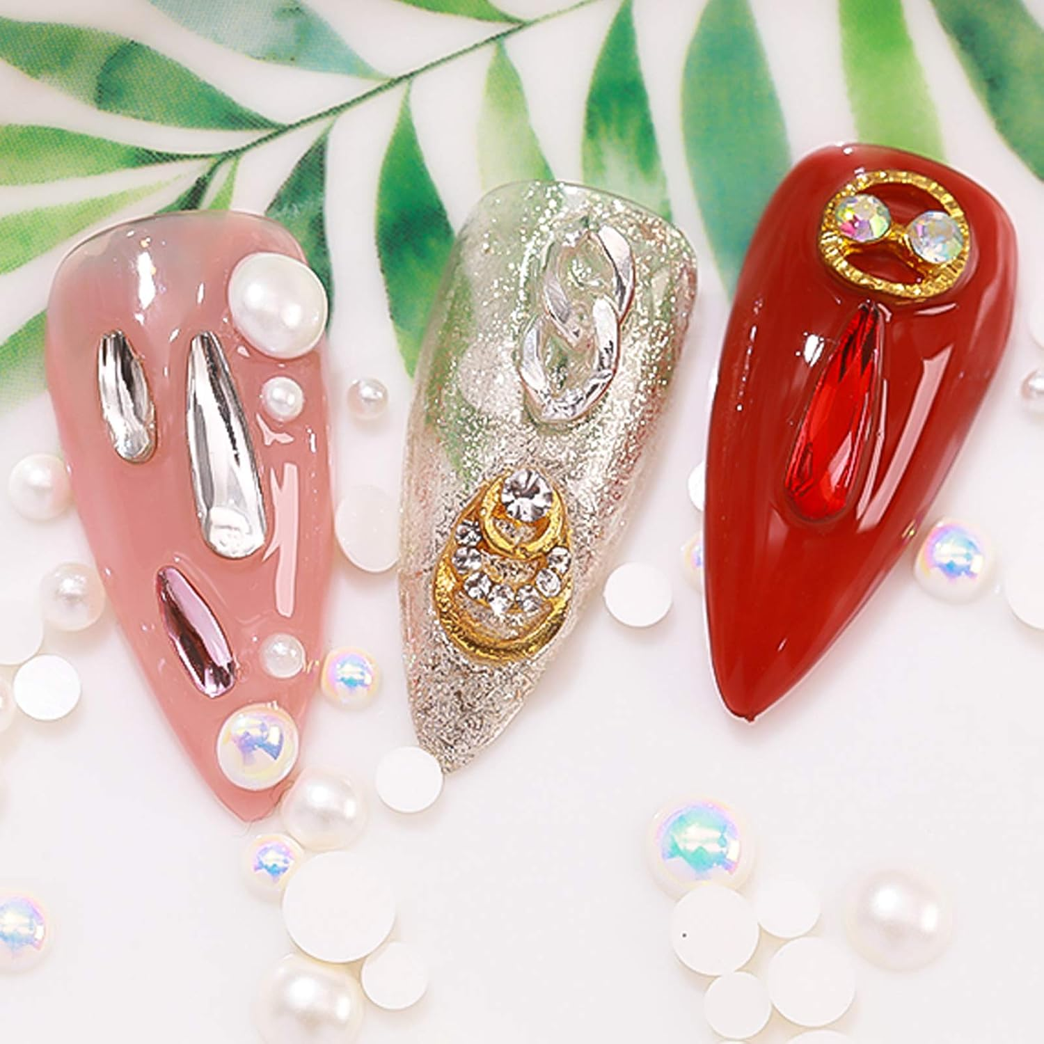 20 Grains Nail Art Rhinestone Flat-Back Rhinestone Nail Decoration Transparent Sunflower Seed Crystal