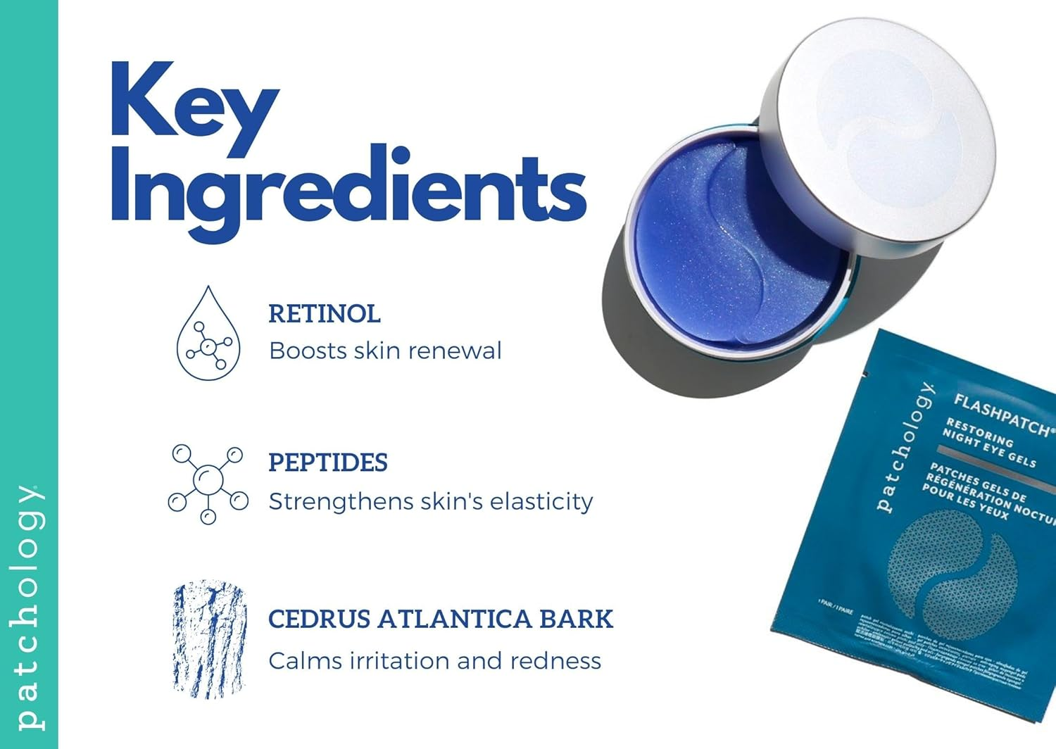 Patchology Flashpatch Eye Gels - Restoring Night 30Pairs image number 4