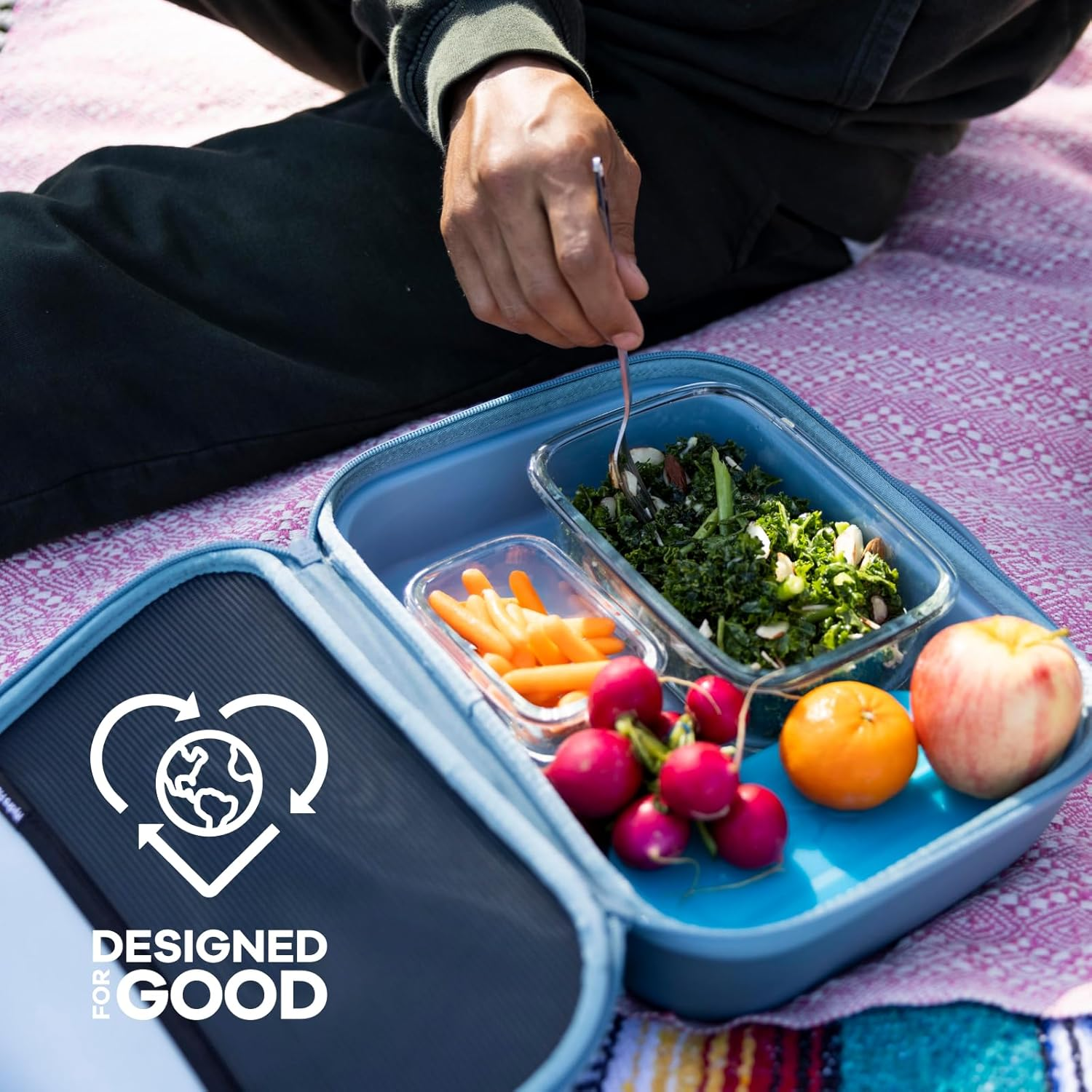 Hydro Flask 5 L Carry Out Lunch Box Agave - Black image number 3