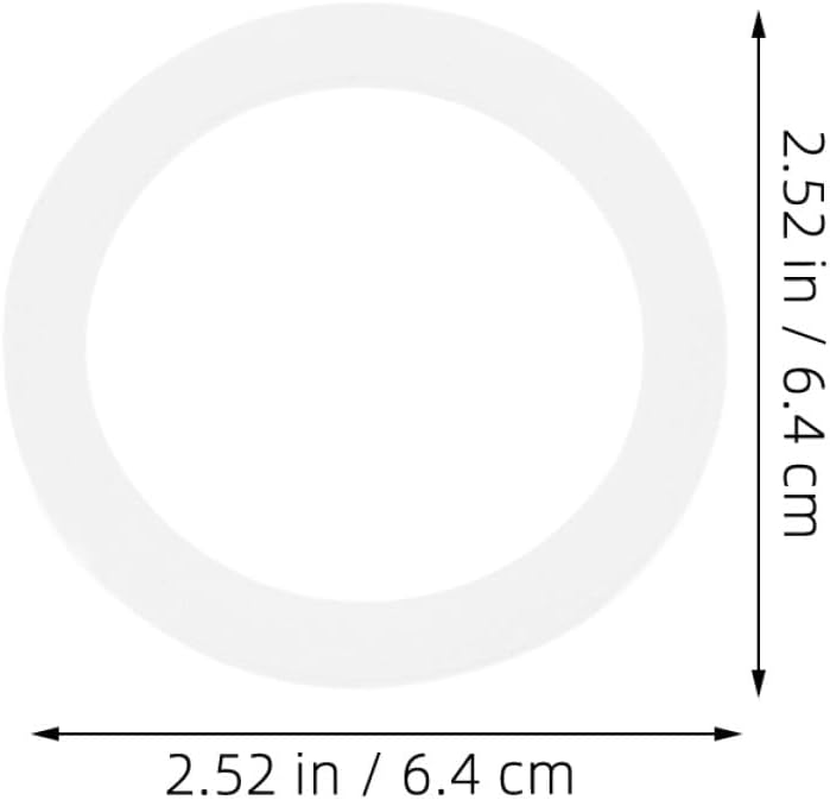 NOLITOY Coffee Pot Replacement Parts Set &ndash; 3 Silicone Gaskets with Aluminum Alloy Filter for 150Ml Espresso Maker &ndash; Silicone Sealing Rings for Coffee Pot Accessories image number 5