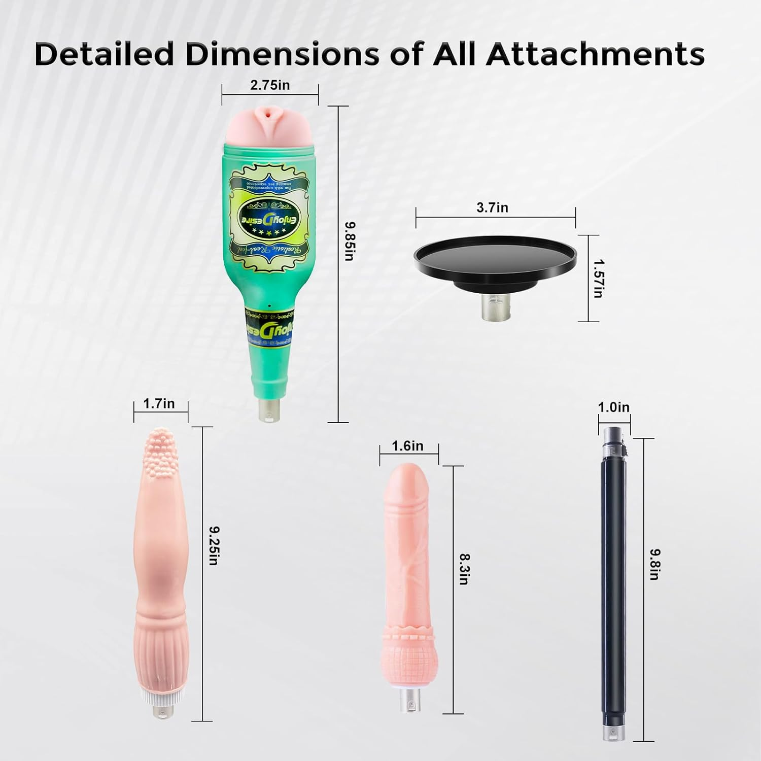 Automatic Sex Machine Thrusting Machine for Male and Femal Love Machine Adult Sex Toy 3XLR Connector Thrusting Dildo Machinegun for Senior Player Thruster with 5 Attachments image number 6