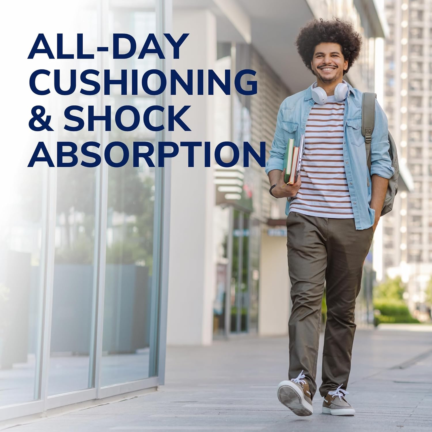 Dr. Scholl&rsquo;S Comfort Heel Cushions for Men, 1 Pair, Size 8-13 image number 6