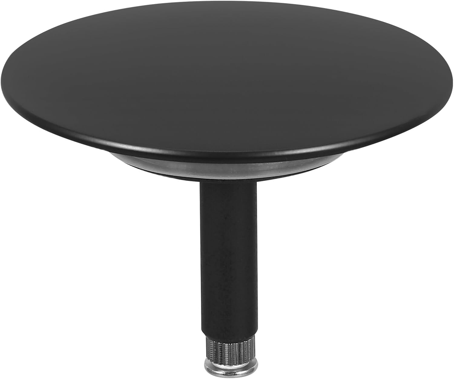 ARTSEWPLY Bathtub Drain Stopper Cover 70Mm Matte Black Metal Shower Drain Plug with Rubber Seal for Bathroom and Kitchen Sink image number 6