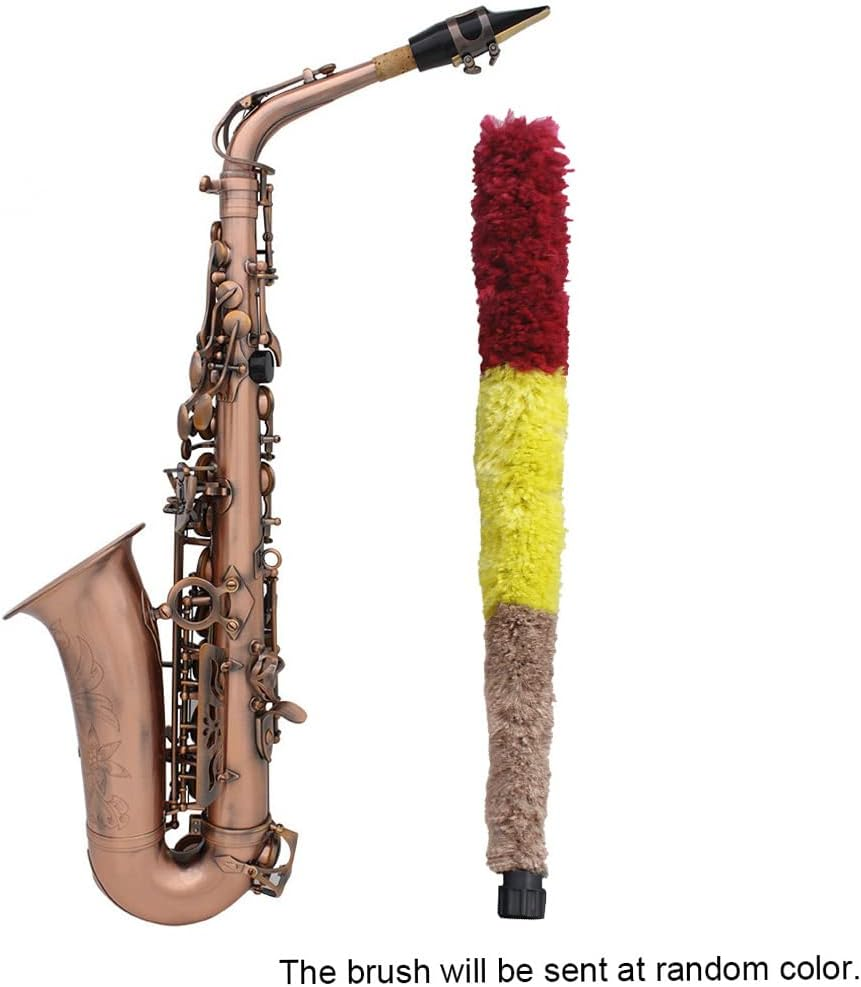 WENCHUAN Professional Red Bronze Bend EB E-Flat Alto Saxophone Sax Abalone Shell Key Carve Pattern with Case Gloves Cleaning Cloth Straps Brush image number 1