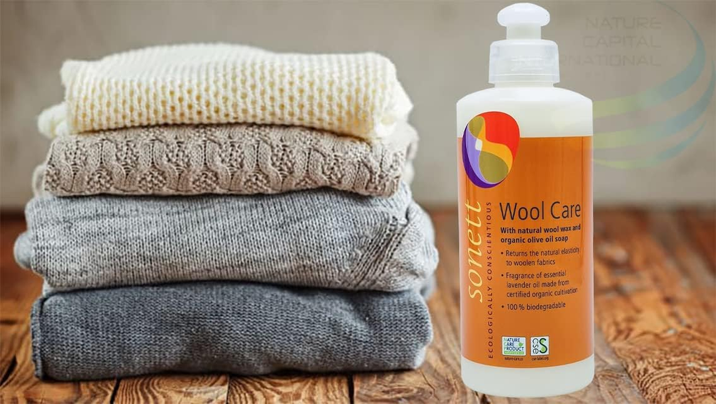 Sonett Wool Care, 300Ml, Wool Detergent, White, Solid, Pull on Closure image number 3