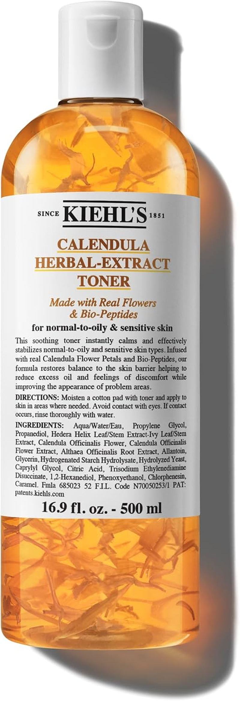 Kiehl'S Calendula Herbal Extract Alcohol-Free Toner - for Normal to Oily Skin Types 500Ml image number 6