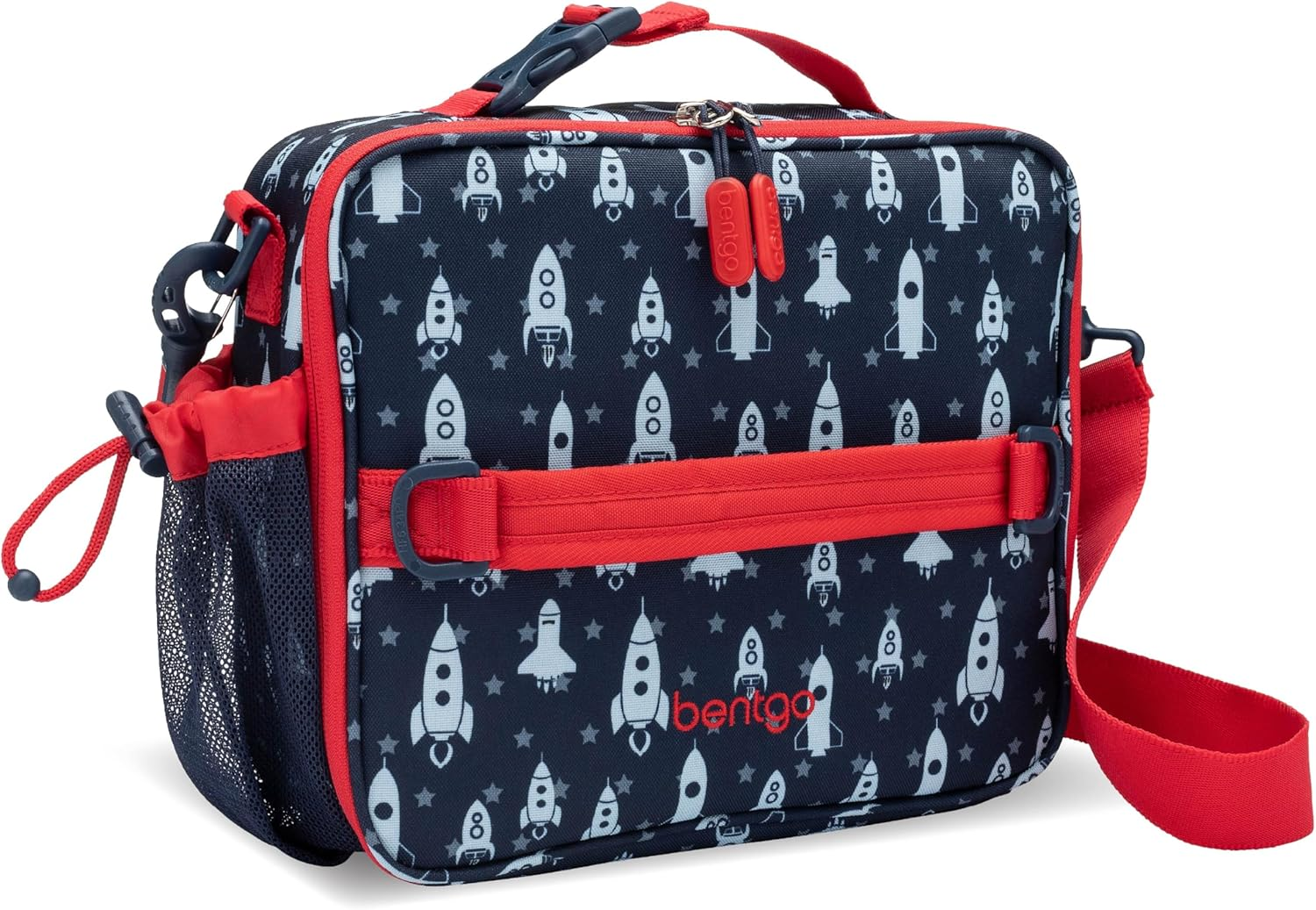 Bentgo Kids Prints Lunch Bag - Space Rockets - Bug Buddies image number 6