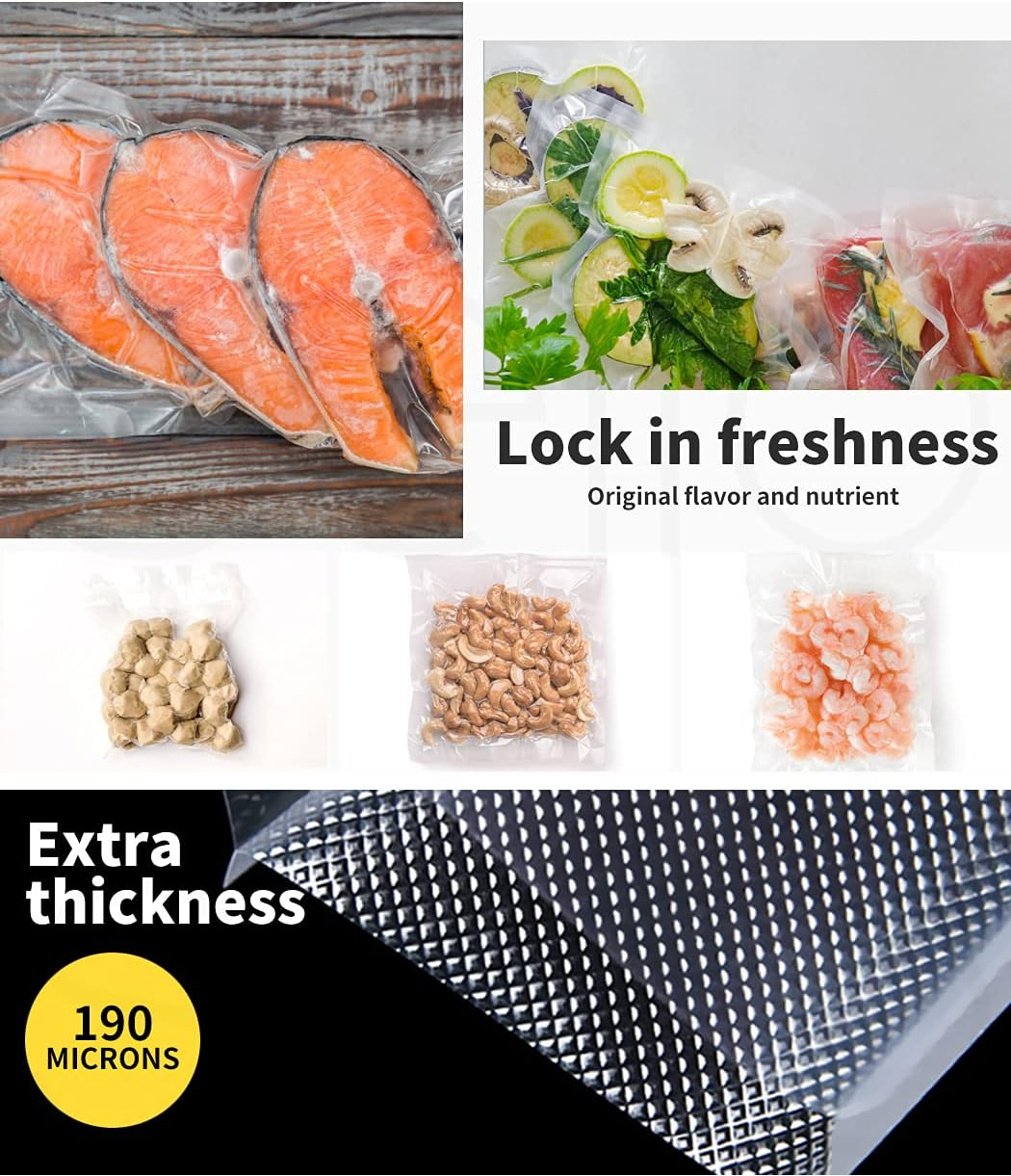 500X Commercial Grade Vacuum Sealer Food Sealing Storage Bags Saver 30X40Cm 30X40Cm - 500Pcs image number 6