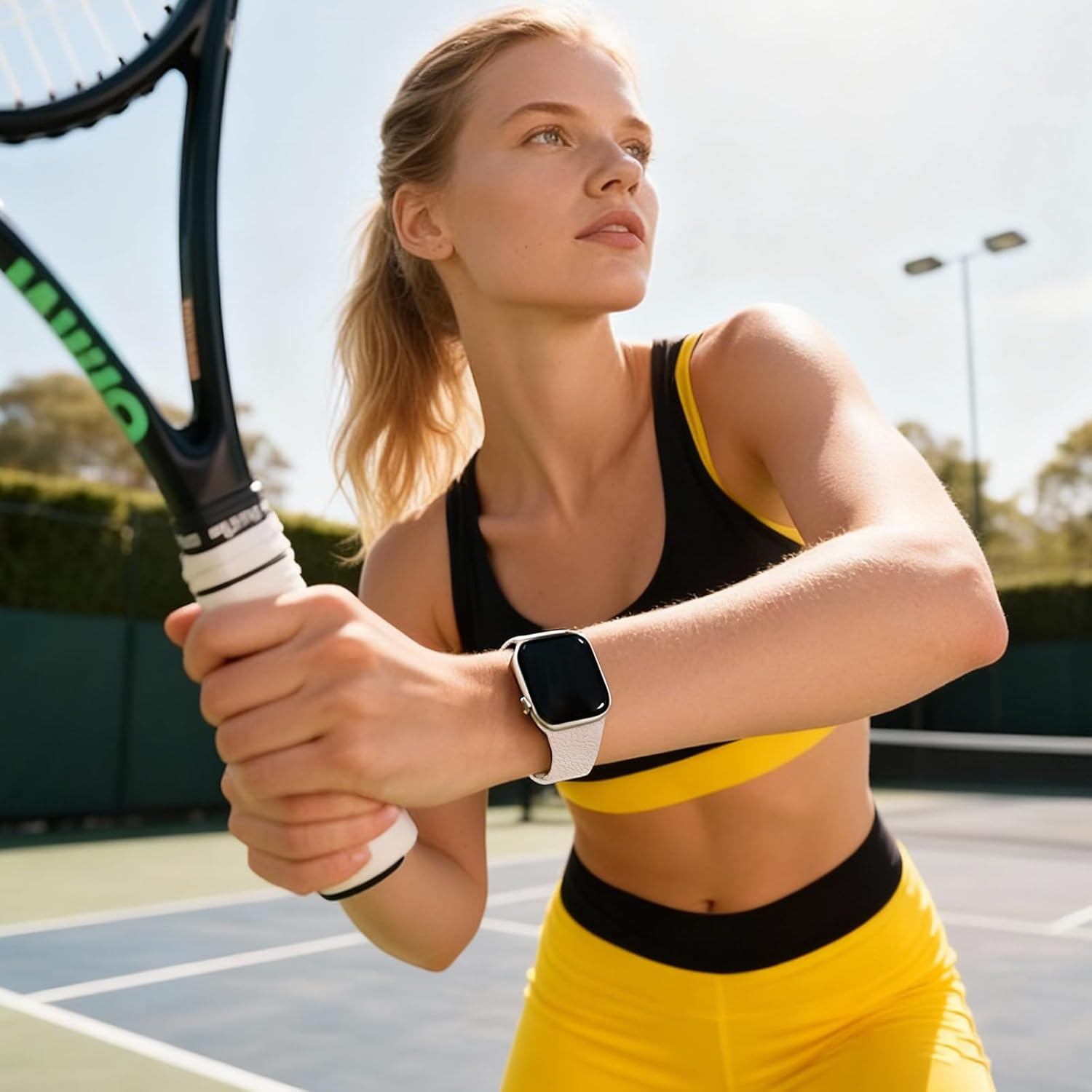 Haugboag Magnetic Silicone Strap Compatible for Apple Watch Band 38Mm 40Mm 41Mm 42Mm 44Mm 45Mm 46Mm 49Mm Women Men, Soft Sport Strap for Iwatch Ultra3/2/1 SE3/2/1 Series 11 10 9 8 7 6 5 4 3 2 1 image number 1