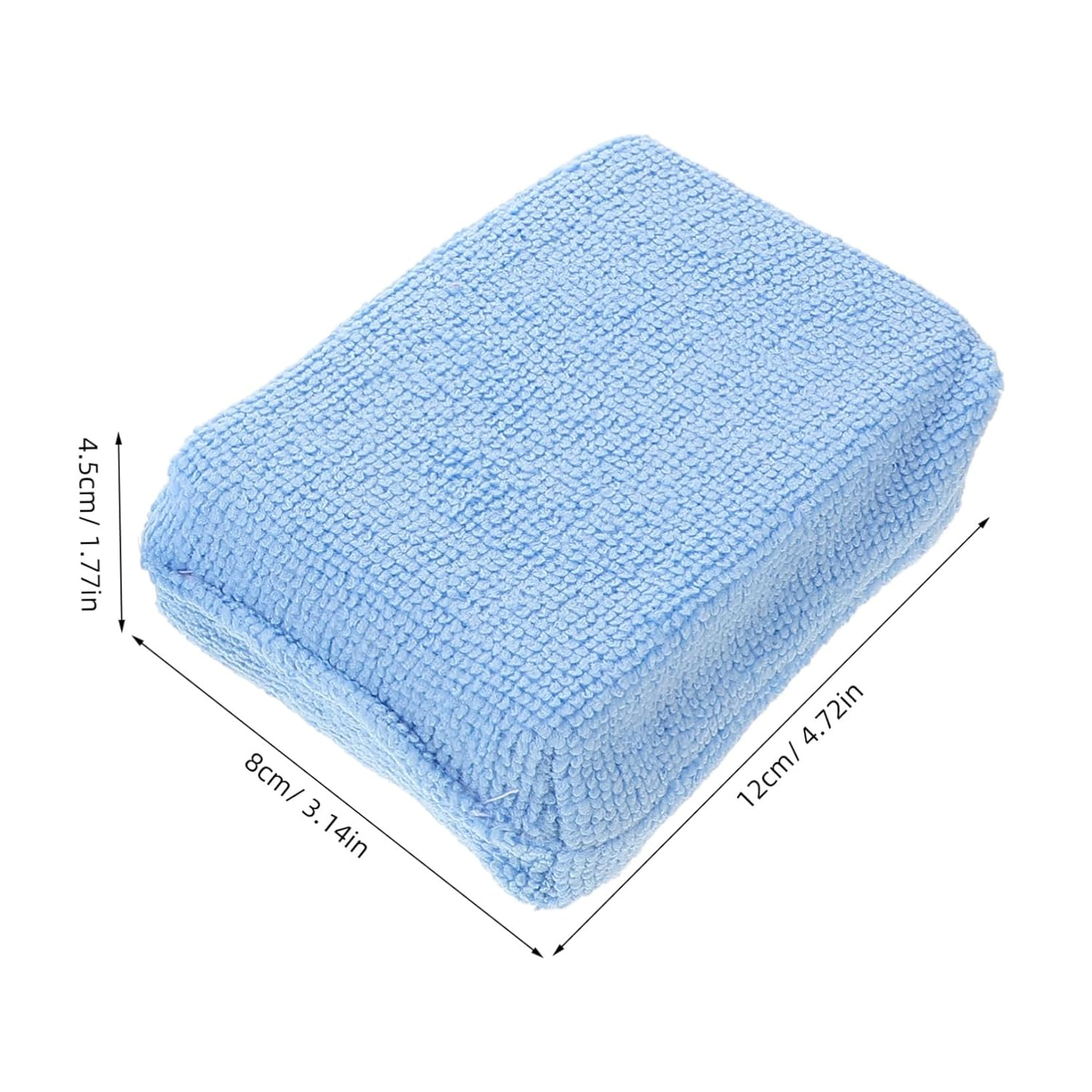 PRETYZOOM 10Pcs Car Wax Applicator Pads Versatile Rectangle Polishing Tools for Car Detailing Waxing and Windshield Cleaning Efficient Scratch Repair and Convenient Storage for Home Use image number 2