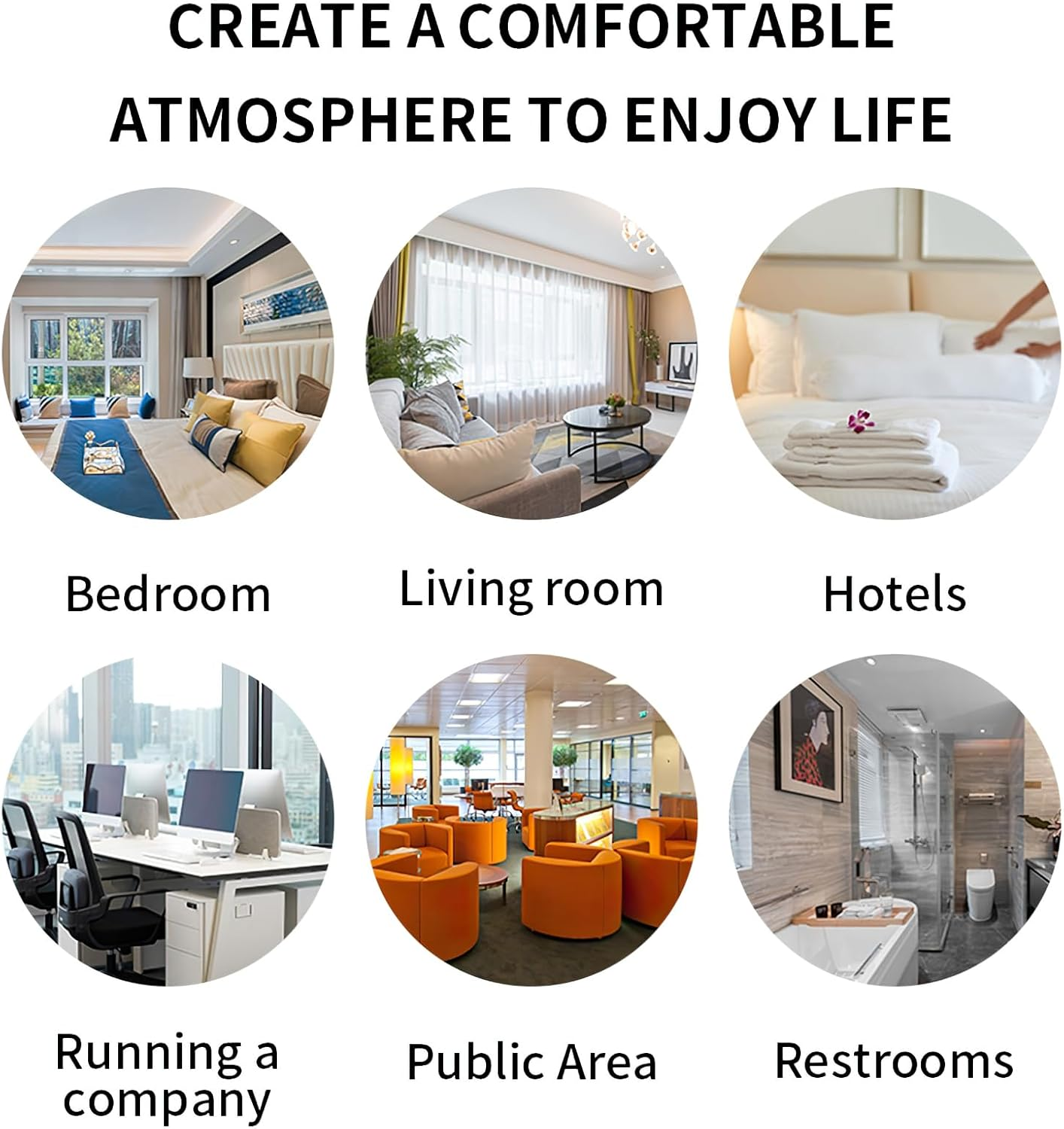 Essential Oils Set, Starter Kit Oils for Diffusers for Home, Aromatherapy Gift Set 6X10 Ml - Rose, Lavender, Freesia, Deep Ocean, Sandalwood, an Ideal Essential Oils Gift Set for Any Occasio image number 4