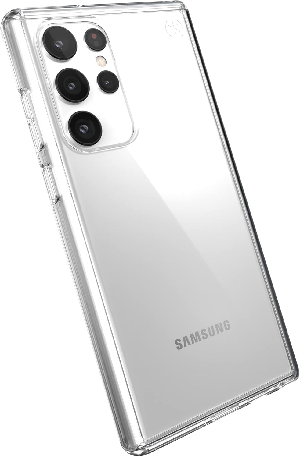 Speck Presidio Perfect Case for Samsung Galaxy S22 Ultra, Clear