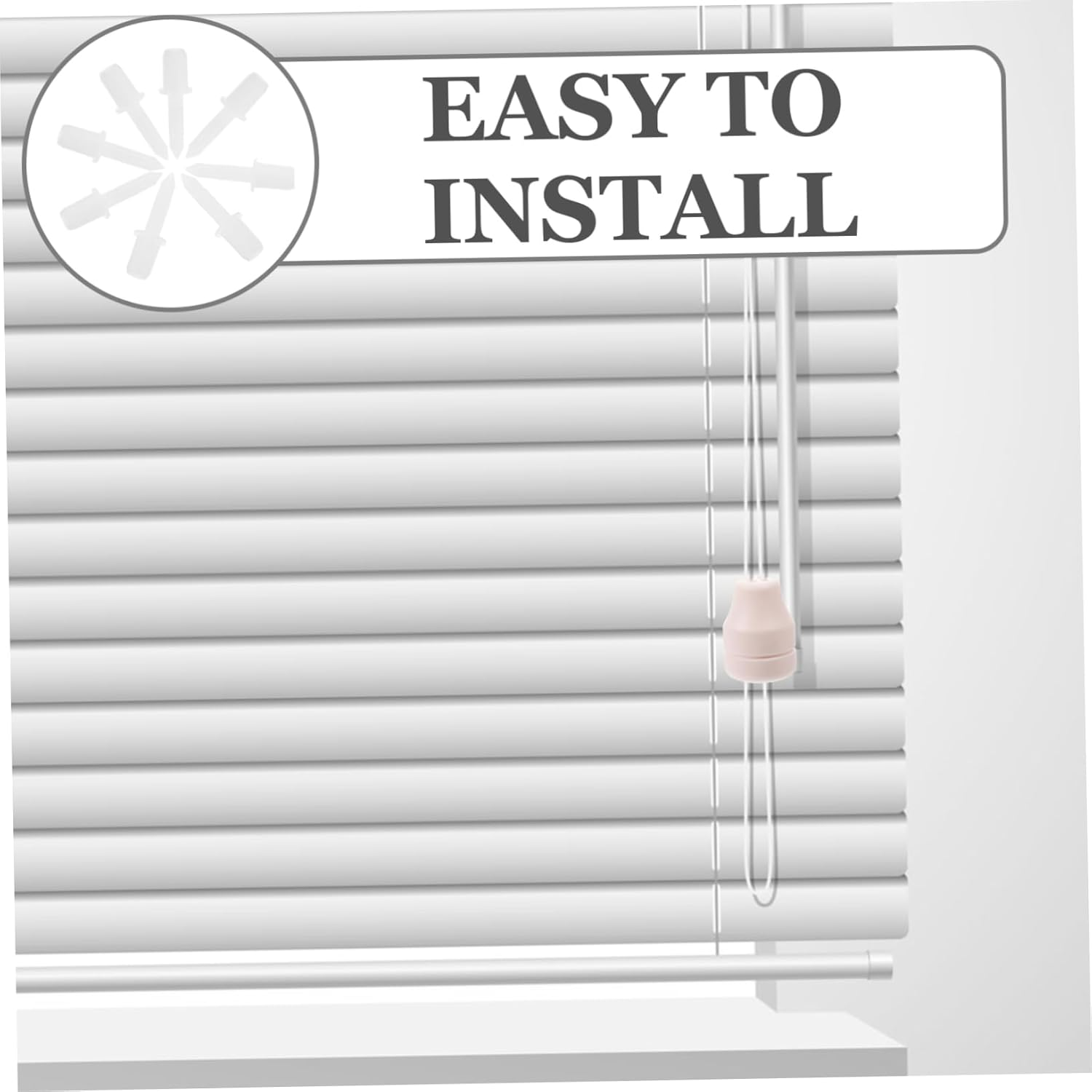 OSALADI Plastic Blinds Repair Pins 80Pcs Shutter Replacement Pins Staple Tool for Window Shutter Repair image number 3