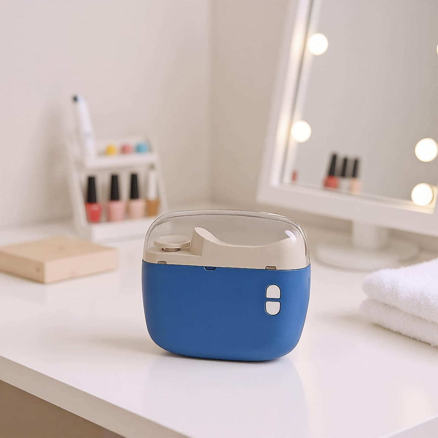 Electric Toe Nail Clippers for Thick Toenails Nails Portable Nail File, Electric Nails Clipper, Automatic Na-Ils Blanking Sanding Polisher for Toenail Fingernail Grooming Home Salon - Orange image number 5