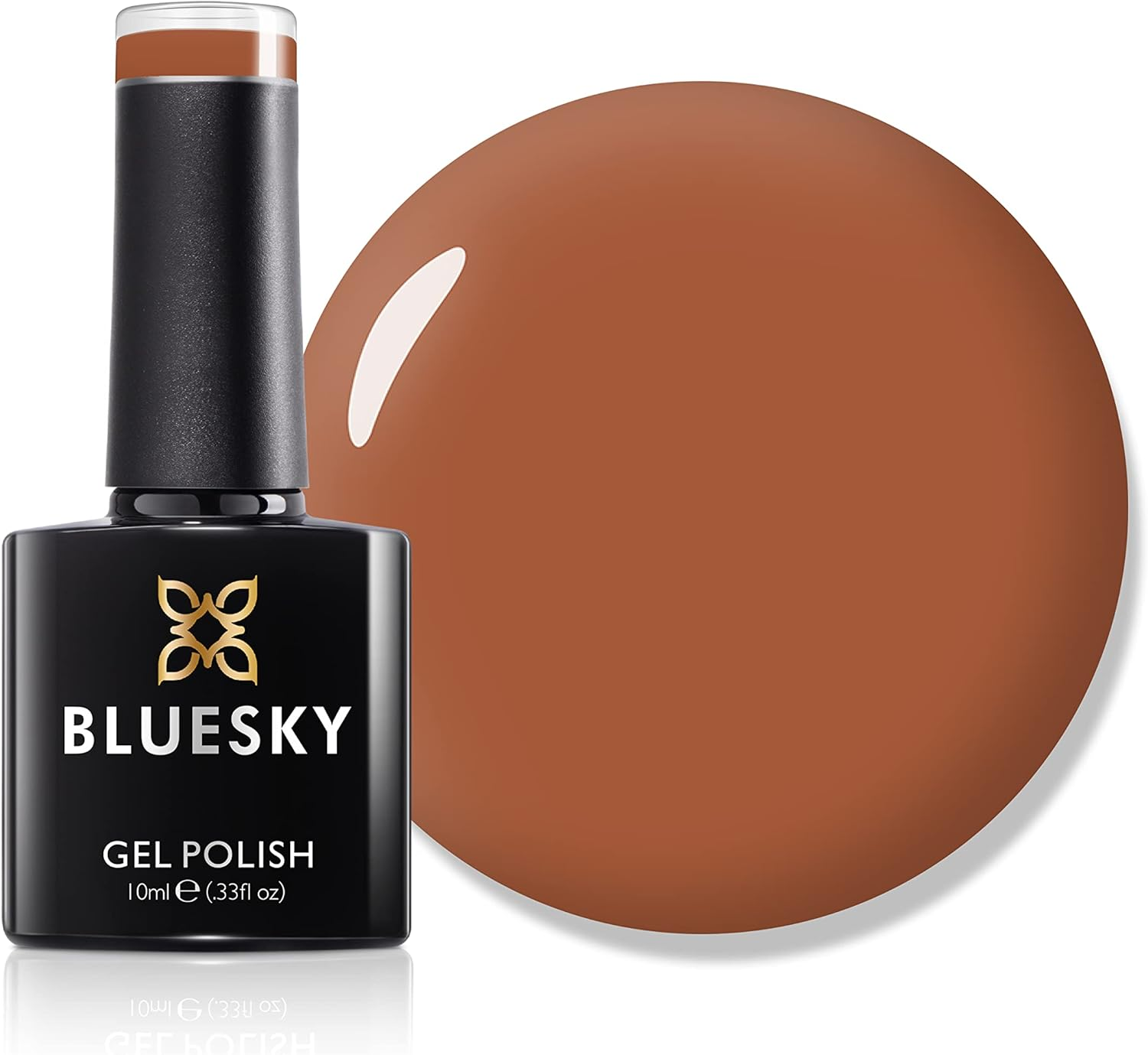 BLUESKY Gel Polish, AW22, in the Brown Rhythm - AW2223, Brown, Mocha, Walnut, Chocolate, Long Lasting, Chip Resistant, 10 Ml (Requires Drying under UV LED Lamp)
