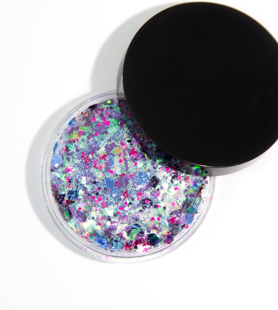 Unicorn Strobe Chunky Glitter // Karizma Beauty for Face and Body Festival Sparkles 10G - Platinum image number 4