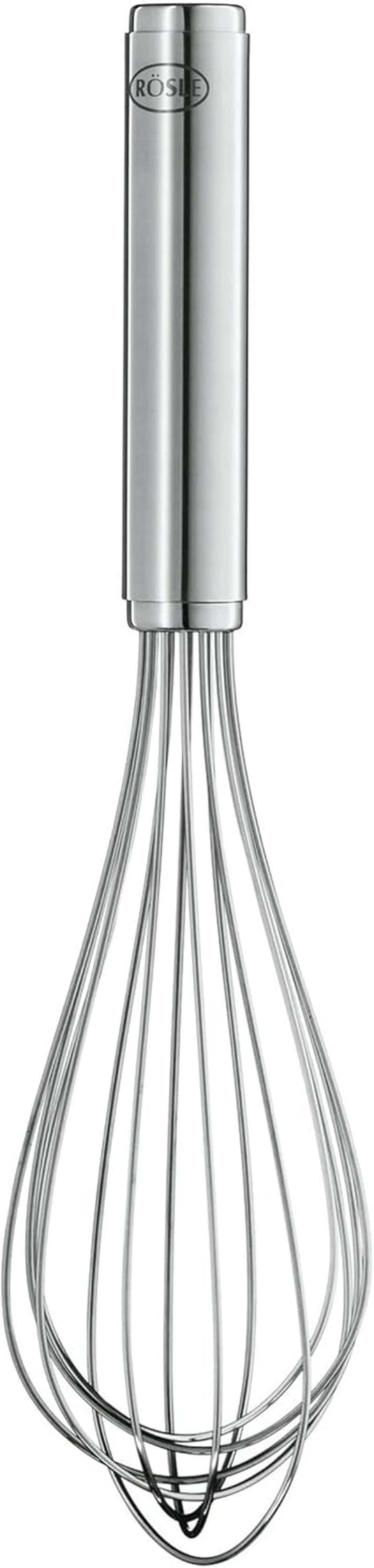 R&Ouml;SLE Classic Whisk High Quality Mixer with Sturdy round Handle Catering 18/10 Stainless Steel Dishwasher Safe Length 30 Cm Silver image number 1