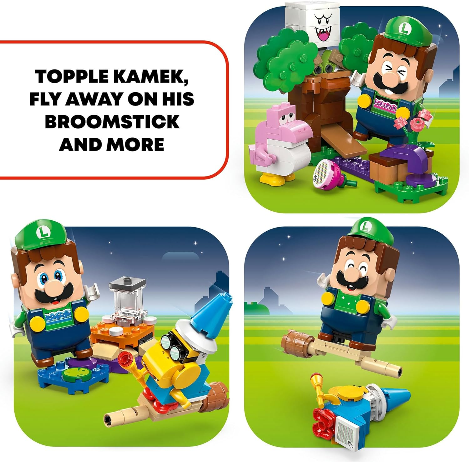 LEGO Super Mario Adventures with Interactive Luigi Toy for 6 plus Year Old Boys & Girls, Building Set with a Pink Baby Yoshi Figure, Creative Kids' Toys for Gaming Fans 71440 image number 5