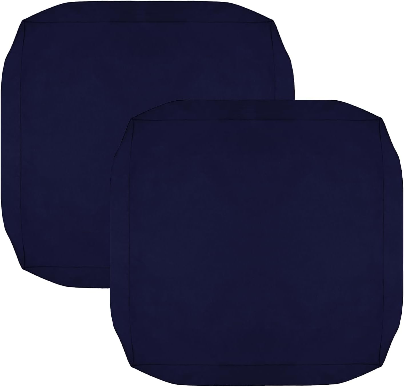 Oslimea Outdoor Patio Cushion Covers Replacement 25X27X5 Inch 2Pack Patio Furniture Cushion Seat Cover Waterproof Washable Sofa Couch Chair Slipcover Furniture Protector for Indoor Outdoor, Blue
