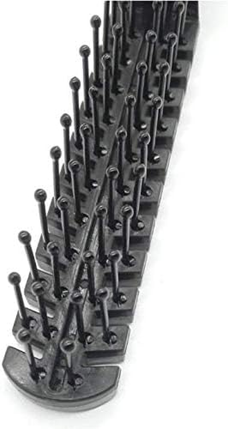 Aeyistry 3 Pcs Portable Travel Hair Comb Brush Foldable Massage Hair Comb Anti-Static Hairdressing Tools Set(Black) image number 2