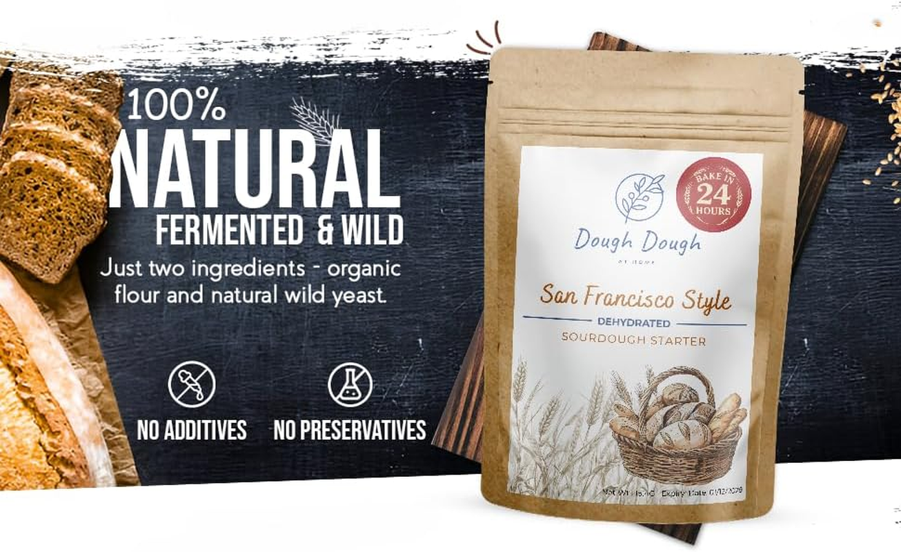 San Francisco Style Dehydrated Sourdough Starter &ndash; Activates in Just 24 Hours &ndash; Bake Fresh Artisan Bread Fast image number 2