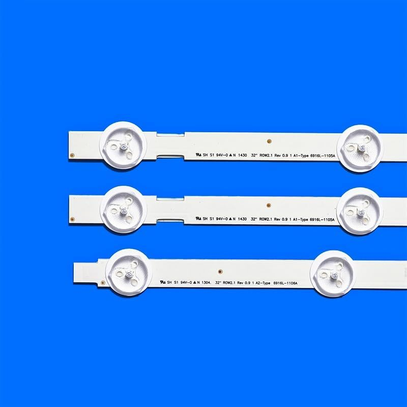 15 Kit LED Backlight for 32LN542V 32LN5100 32LN520B 6916L-1106A 6916L-1105A 6916L-1204A 32Ln570V 32LN545B 32LN5180 6916L 1295A (Size : 45 PCS for 15 TV)