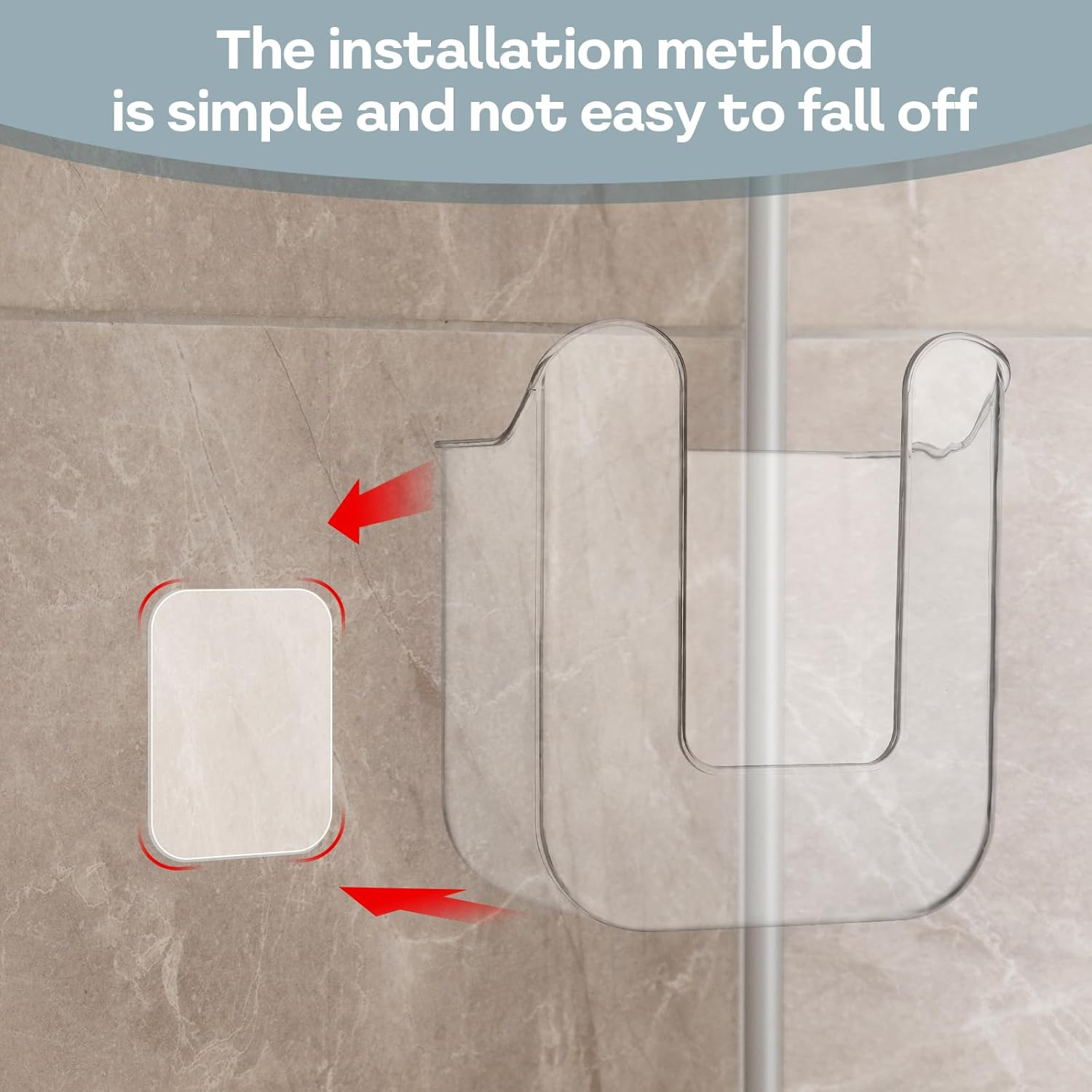 Wipes Dispenser, Wall-Mounted Rectangular Transparent Plastic Wipes Holder for Bathroom, Kitchen, Bedroom image number 4