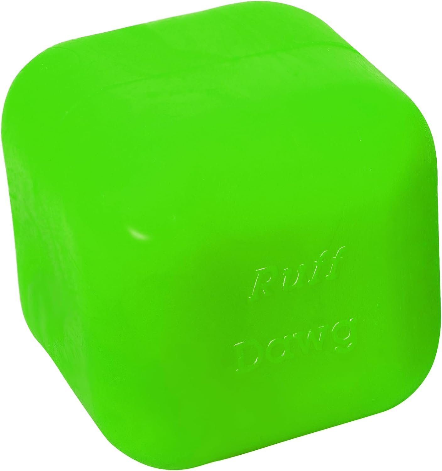 Ruff Dawg Indestructible Dawg-Cube Dog Toy - Crazy Bouncing Toy, Retrieving, Fetch, Made in the USA, Floats, 2.5 Inches Square, up to 40Lbs