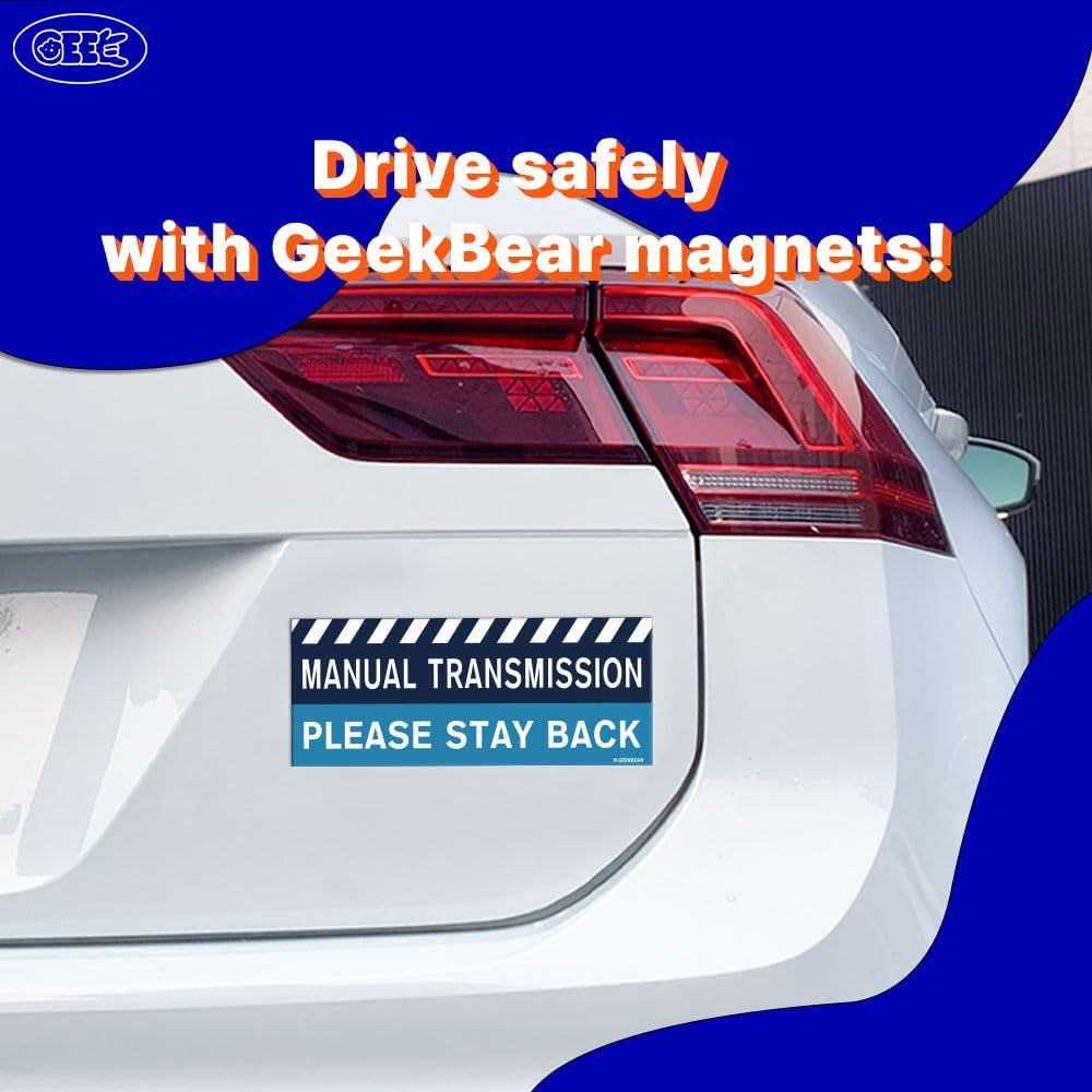 GEEKBEAR Manual Transmission Car Magnet (Red, 1 Pack) image number 4