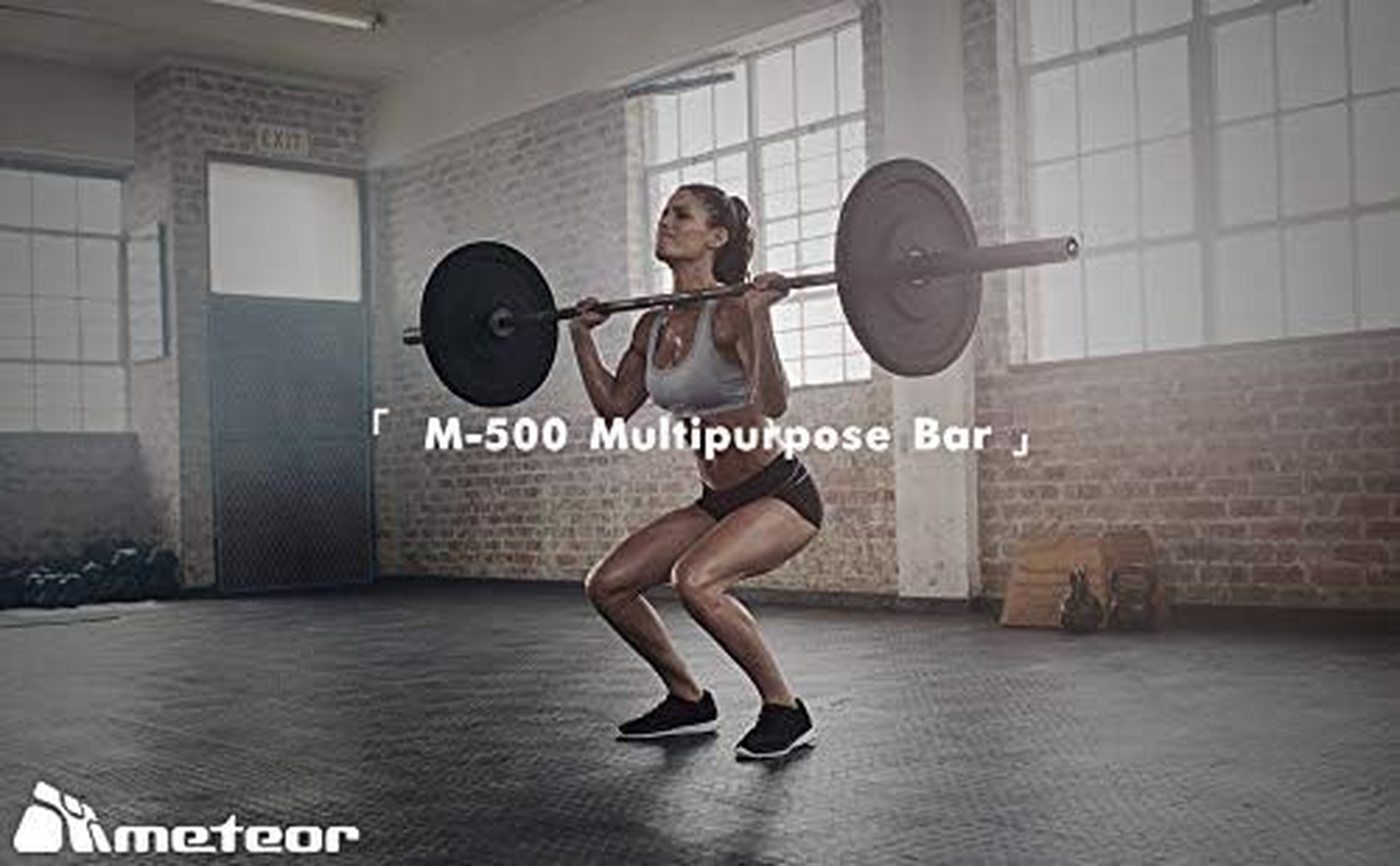 METEOR Olympic Barbell - Weightlifting, Dumbbell, Tricep, Ez Curl Bar - 20Kg, 50Mm Olympic Bar image number 2