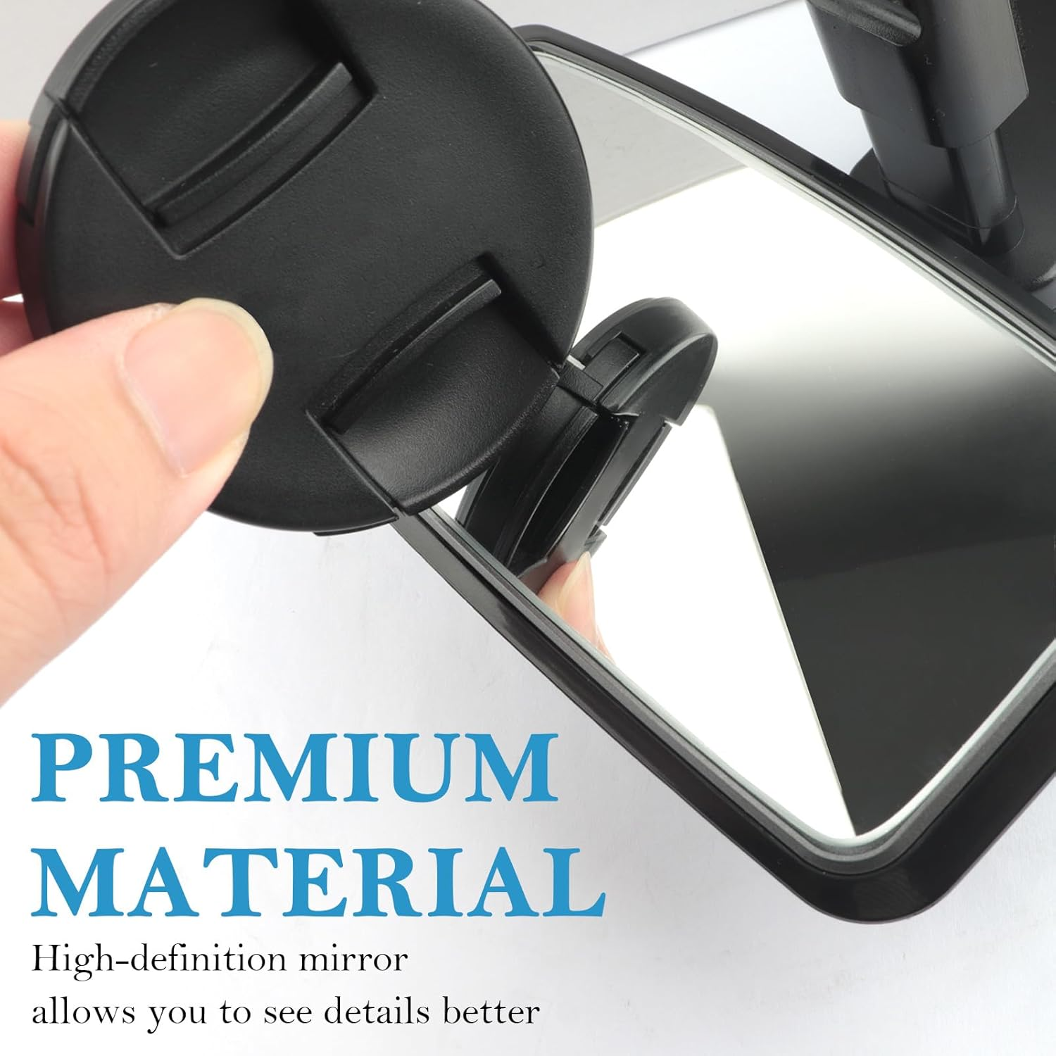 OFBAND 360&deg; Curved Baby Car Mirror, Clip onto Rearview Mirror, Adjustable Baby Mirror for Car SUV Truck image number 3