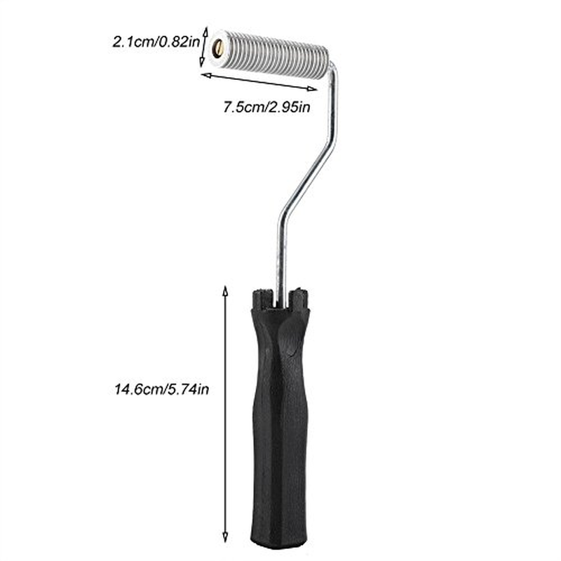 Bubble Paddle Tool 3 Pcs Fiberglass Laminating Bubble Roller Kit for Resin Composite (3Pcs) (0.83"&times;2.95") image number 2