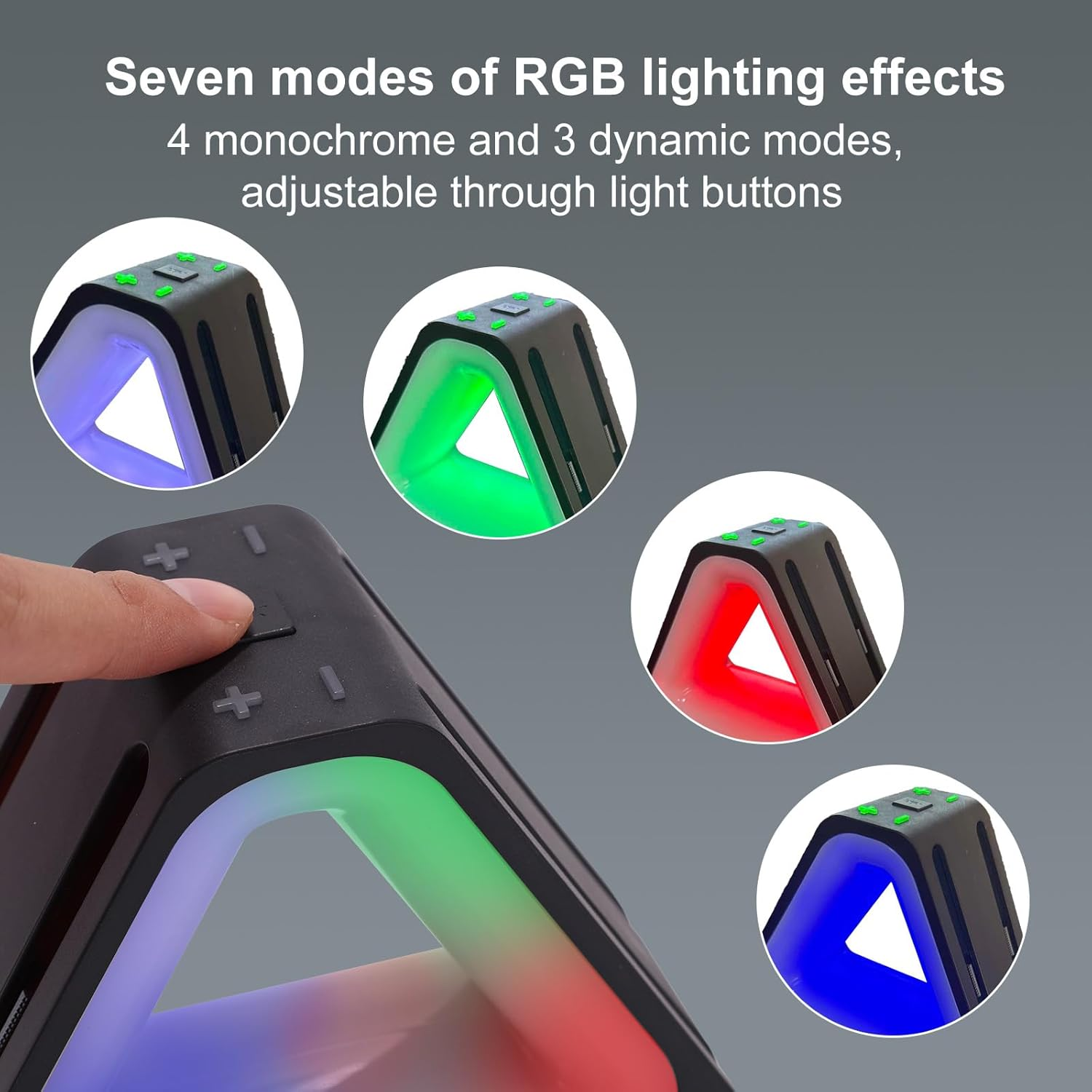 BTFO Charging Dock for Switch 2 Joy-Con, 4-In-1 Fast Charger Magnetic Docking Station with 7 RGB Lighting for Switch 2 Controllers NS2 Accessories image number 3