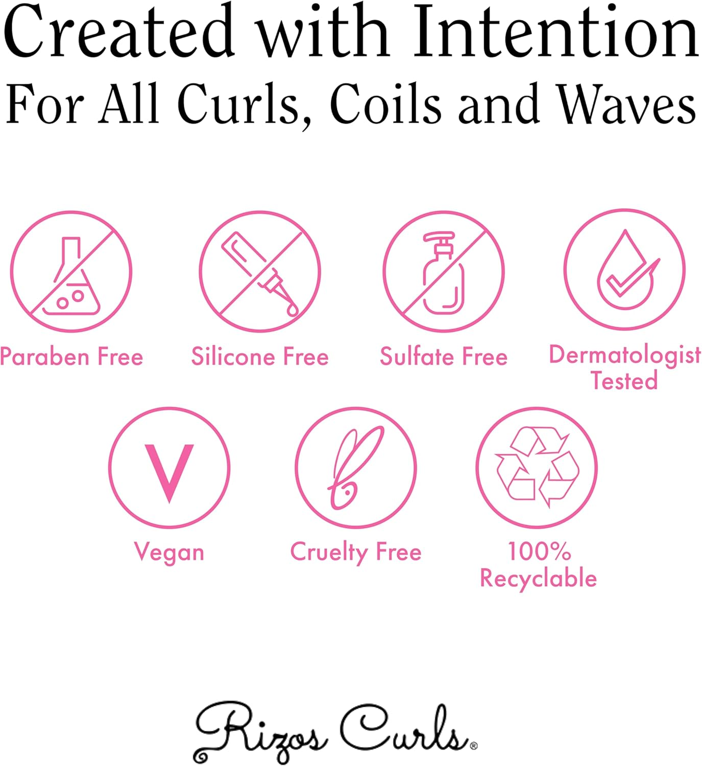 Rizos Curls Detangling Flexi Brush, Detangle Curly, Coily Curls, Shower Brush, Reduce Hair Loss & Breakage, Distribute Product and Add Shine, Pink image number 4