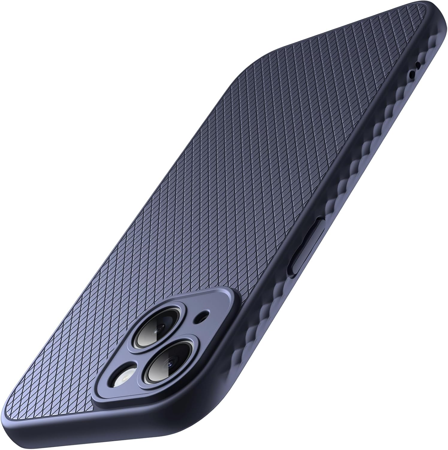 Jetech Grip Case for Iphone 15 Pro Max 6.7-Inch, Soft TPU Slim Fit Protective Phone Cover with Camera Lens Full Protection, Shockproof (Black Titanium)