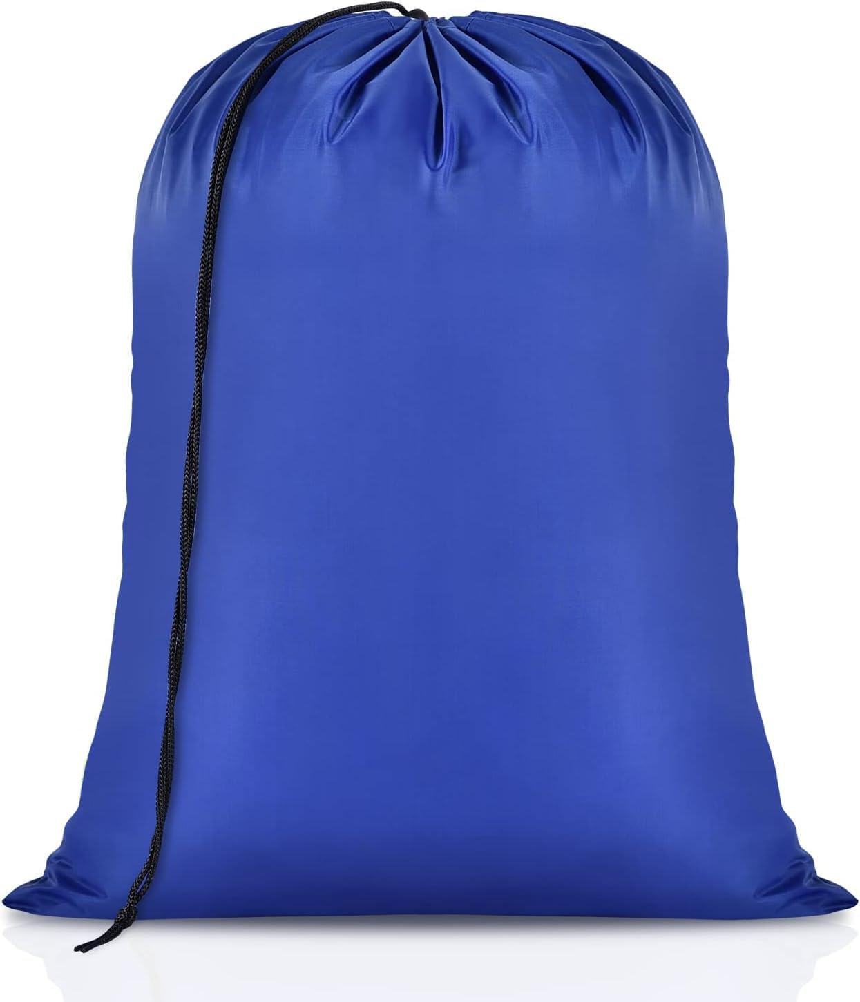 Tear-Resistant Large Laundry Bag with Drawstring, 27 X 35Inches，Royal Blue，For Travel and Storage