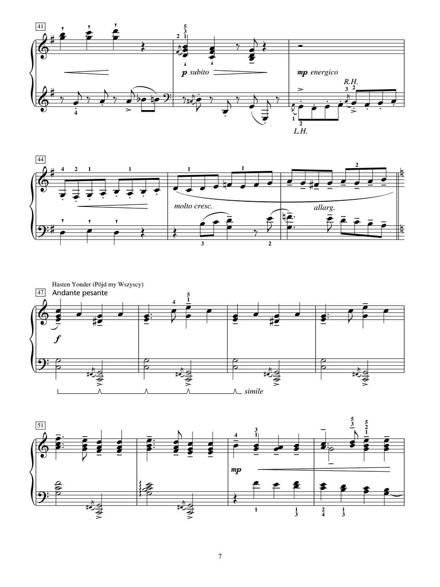 Fantasia on Polish Christmas Carols: a Medley of Seven Traditional Kolendy for Late Intermediate Piano image number 2
