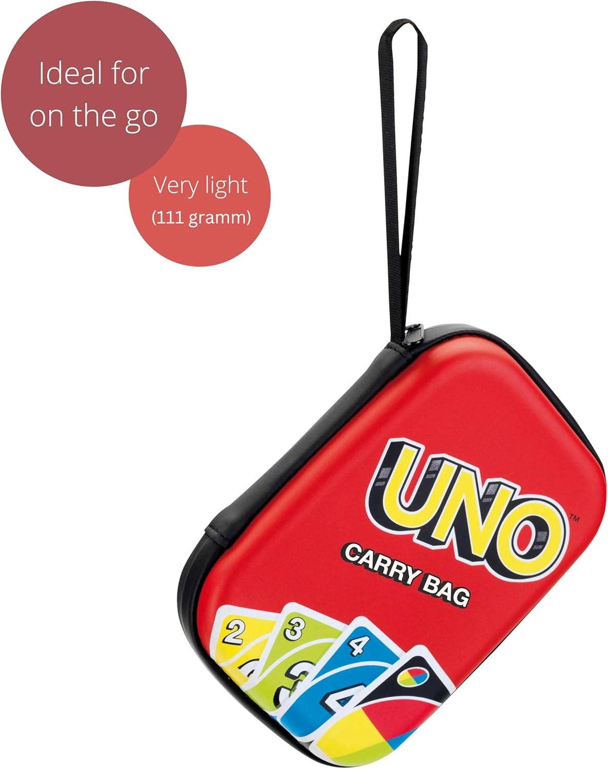 Theo Klein 5901 UNO Carrying Bag I Practical Playing Card Bag for on the Go I Protects Cards from Moisture and Dust I Toys for Children Aged 3 and Over
