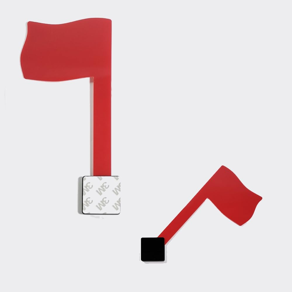 Easy-Install Mailbox Flag Replacement Kit Upgrade Your Mailbox with a Red Flag,Fits All Mailboxes,Wall Mount Mailbox Flag,Mailbox Flag Replacement (1) image number 3